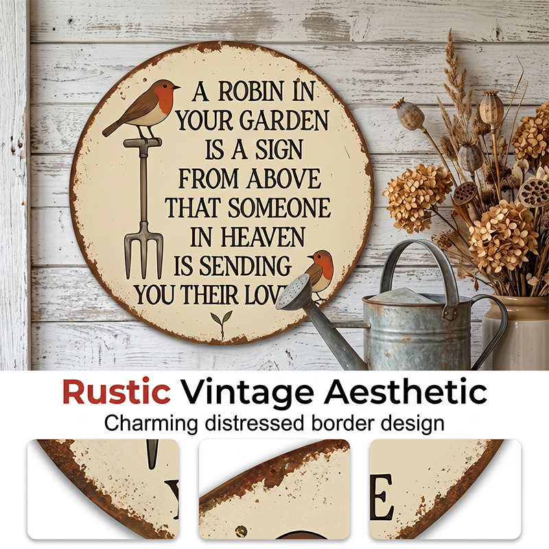 RobinComfort – Rustic Heaven Memorial Sign