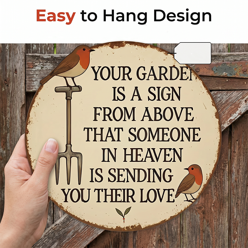RobinComfort – Rustic Heaven Memorial Sign