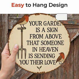 RobinComfort – Rustic Heaven Memorial Sign