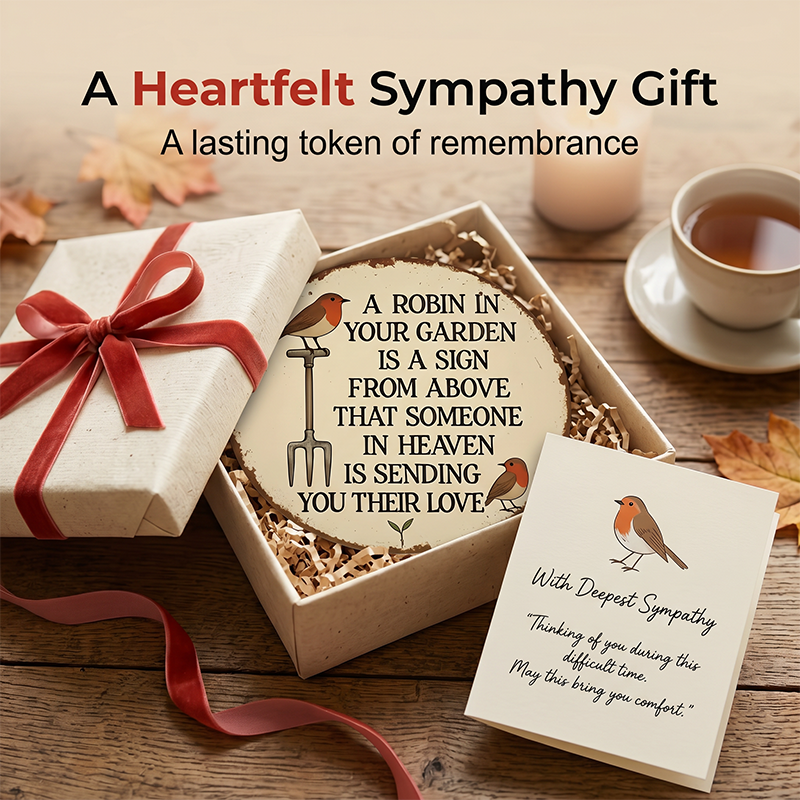 RobinComfort – Rustic Heaven Memorial Sign