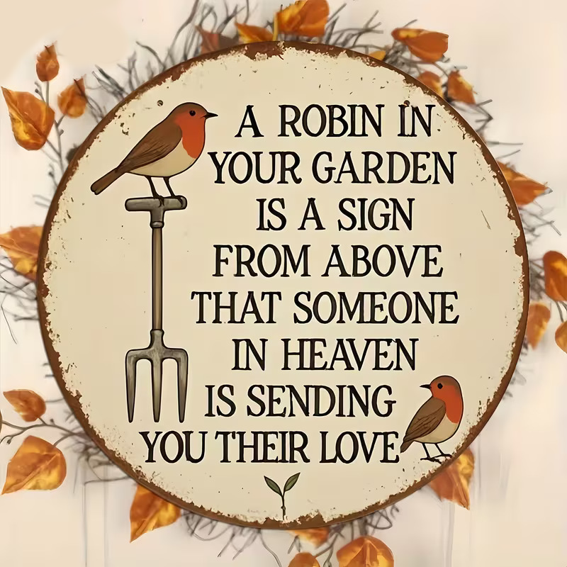 RobinComfort – Rustic Heaven Memorial Sign