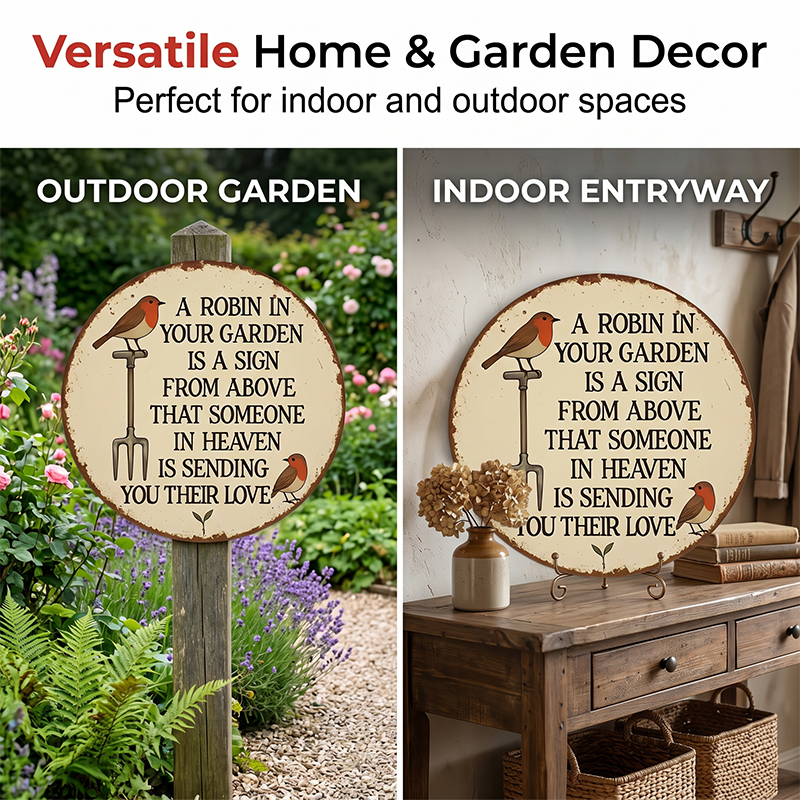RobinComfort – Rustic Heaven Memorial Sign