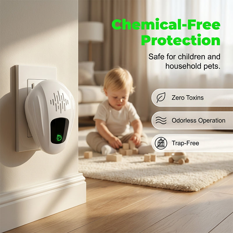 UltraWave – Smart Ultrasonic Rodent & Insect Repeller