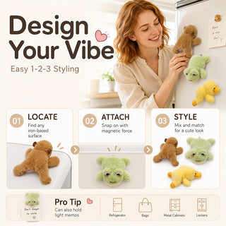 CuddleSnap – Plushie Fridge Magnet Doll