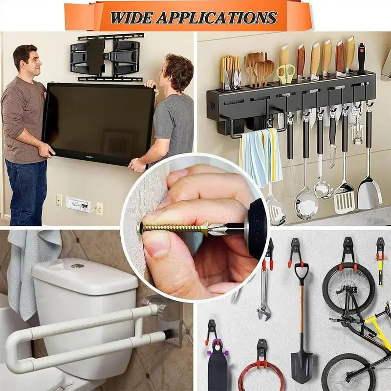 WallGrip – Self-Drilling Drywall Anchor Kit
