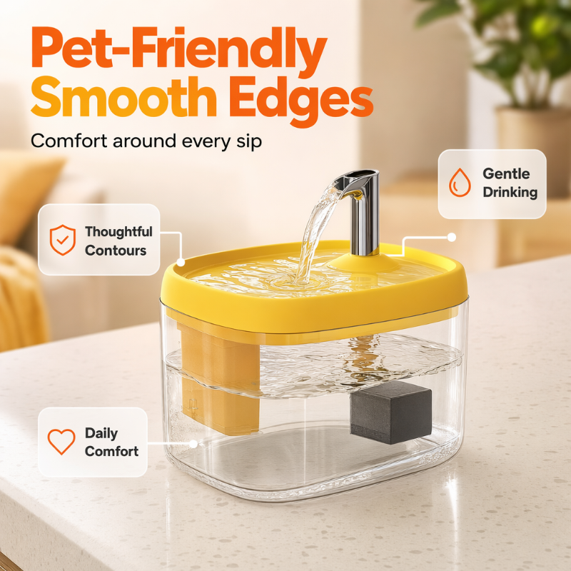 AquaPaws – Silent Automatic Pet Water Dispenser Bowl