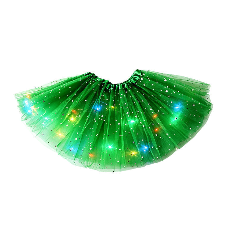 GlowTwirl – Light-Up Star Mesh Princess Tutu