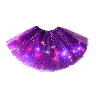 GlowTwirl – Light-Up Star Mesh Princess Tutu