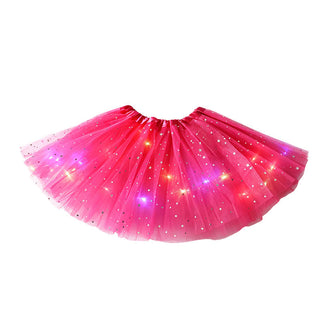 GlowTwirl – Light-Up Star Mesh Princess Tutu