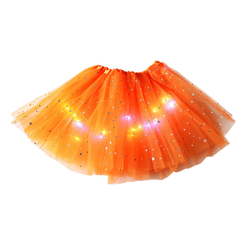 GlowTwirl – Light-Up Star Mesh Princess Tutu