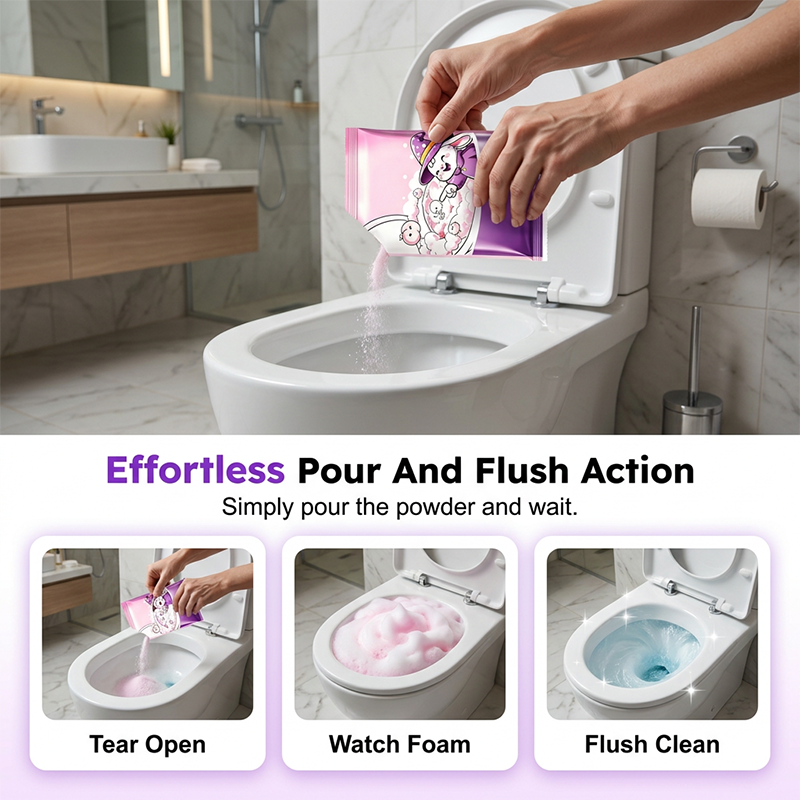 FreshFoam – Automatic Foaming Toilet Bowl Cleaner Powder