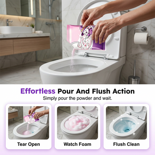 FreshFoam – Automatic Foaming Toilet Bowl Cleaner Powder