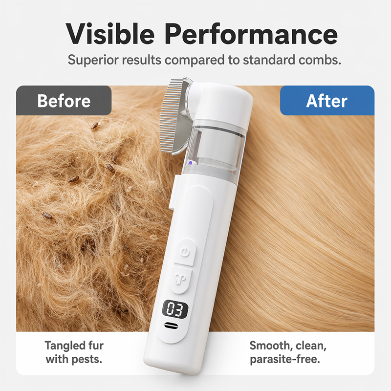 PawForce – Electric Pet Grooming Comb