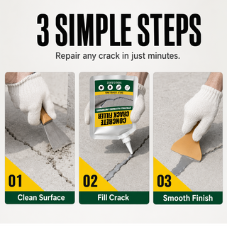 Waterproof Concrete Crack Filler & Sealant