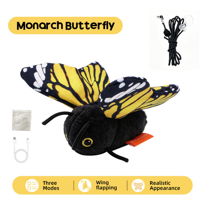 FlutterPaws – Smart Sensing Flapping Butterfly Toy