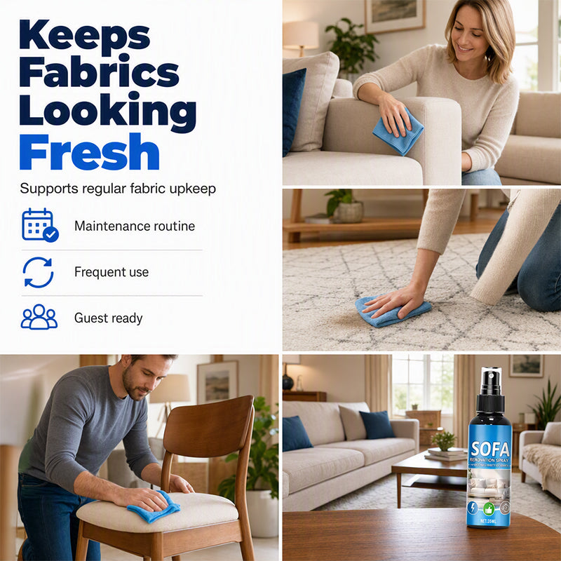 FreshLoom – No-Rinse Fabric Cleaner Spray