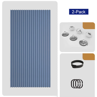 PrivacyEase – No-Drill Magnetic Folding Door Curtain