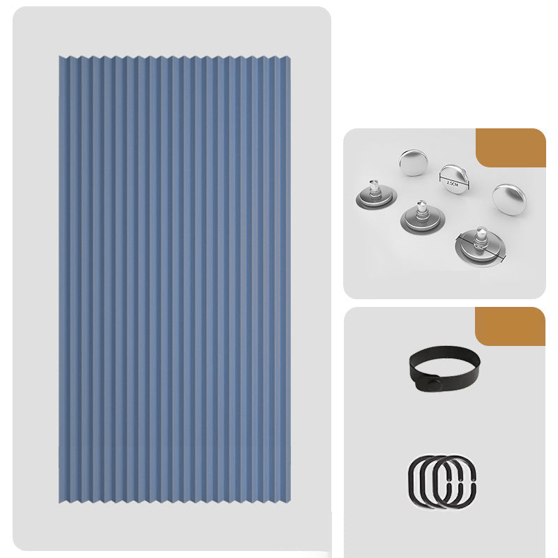 PrivacyEase – No-Drill Magnetic Folding Door Curtain