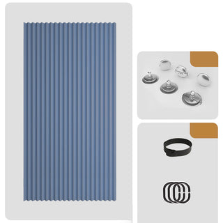 PrivacyEase – No-Drill Magnetic Folding Door Curtain