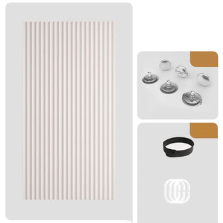 PrivacyEase – No-Drill Magnetic Folding Door Curtain