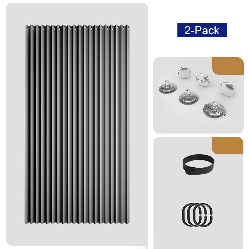 PrivacyEase – No-Drill Magnetic Folding Door Curtain