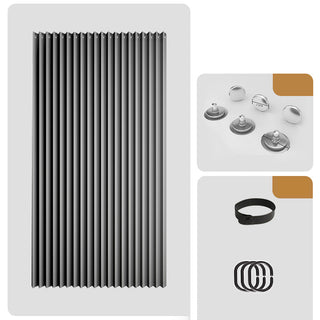 PrivacyEase – No-Drill Magnetic Folding Door Curtain