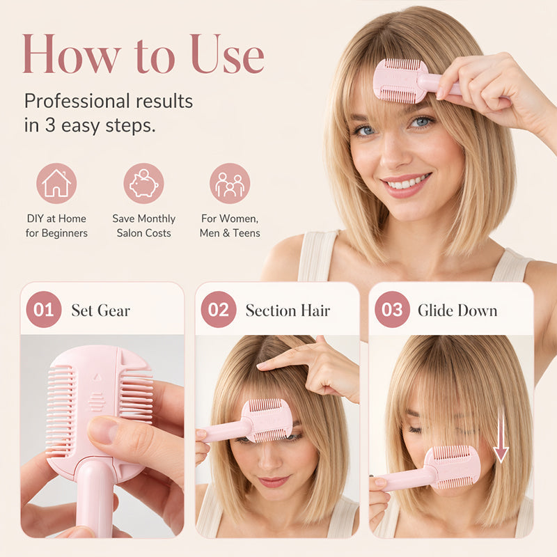 TressTrim – Precision Hair Trimming Comb