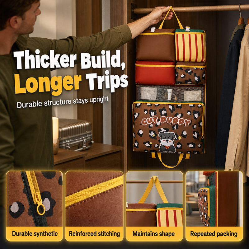 TravelNest – 7-in-1 Foldable Hanging Travel Organizer