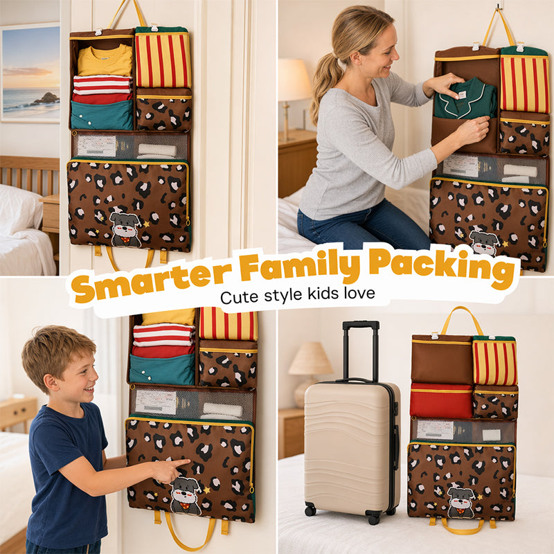 TravelNest – 7-in-1 Foldable Hanging Travel Organizer