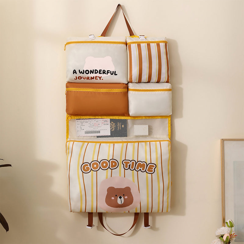 TravelNest – 7-in-1 Foldable Hanging Travel Organizer