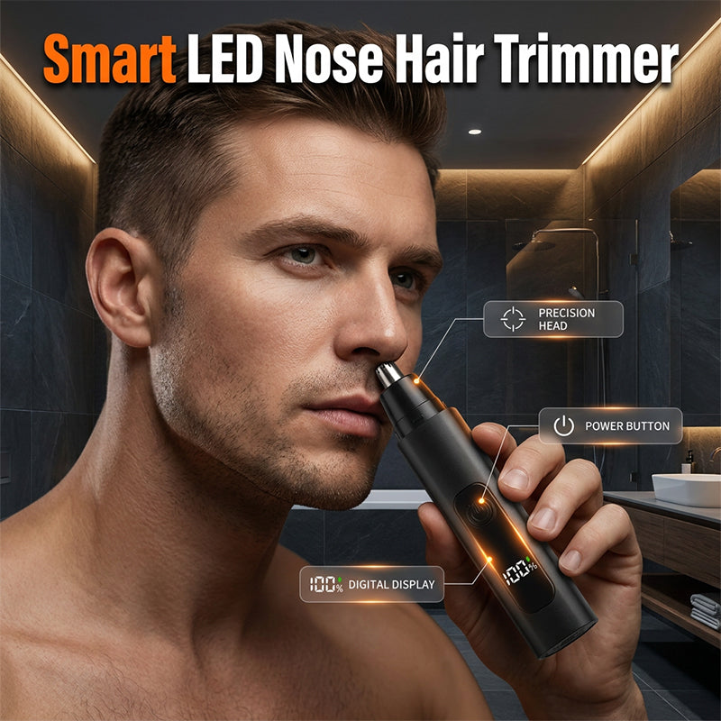 TrimEase – Precision Rechargeable Nose Hair Trimmer
