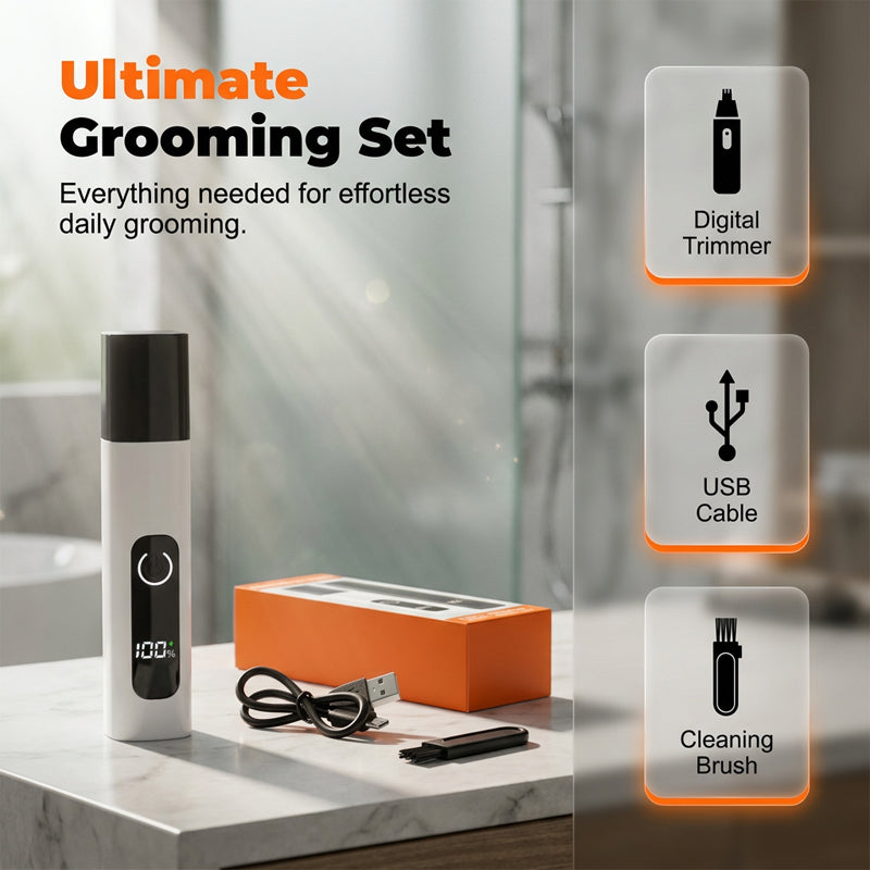 TrimEase – Precision Rechargeable Nose Hair Trimmer