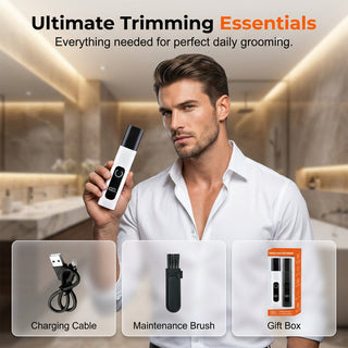 TrimEase – Precision Rechargeable Nose Hair Trimmer