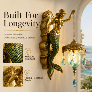 MermaidGlow – Vintage Mermaid Wall Light