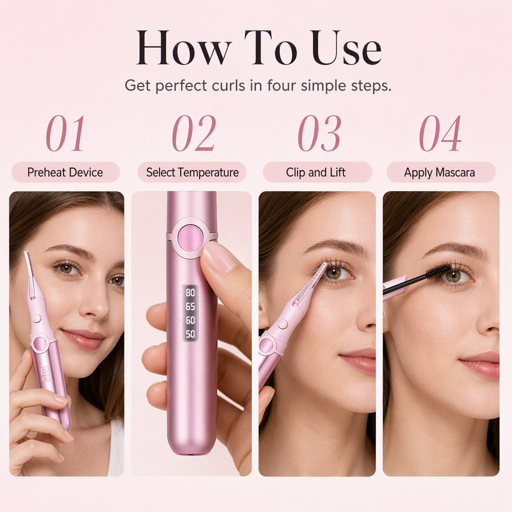 LashLuxe – Rechargeable Heated Eyelash Curler