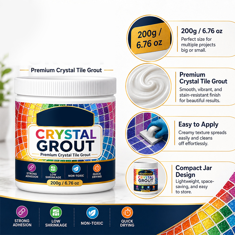 SealPro – High-Strength Waterproof Crystal Tile Grout