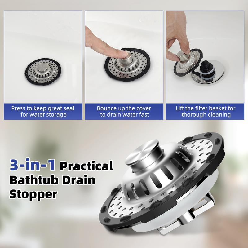 DrainGuard – Stainless Steel Kitchen Sink Strainer