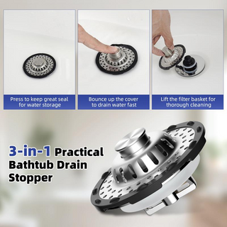 DrainGuard – Stainless Steel Kitchen Sink Strainer