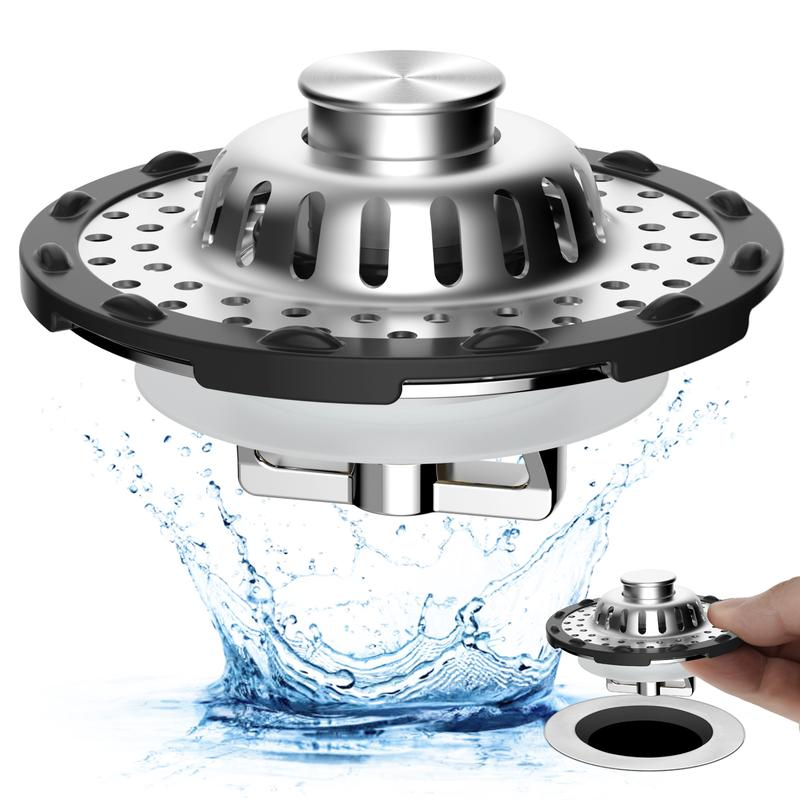 DrainGuard – Stainless Steel Kitchen Sink Strainer