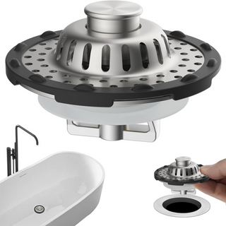 DrainGuard – Stainless Steel Kitchen Sink Strainer