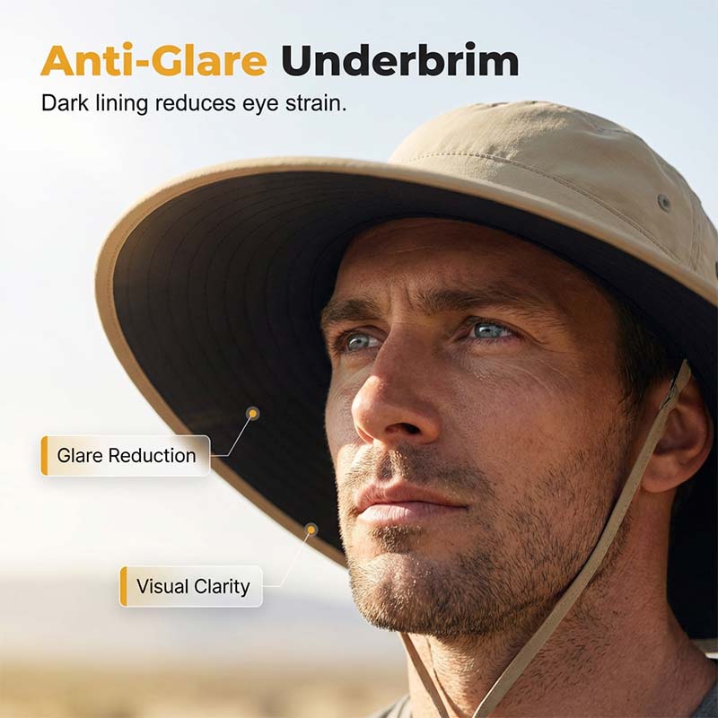 SunGuard – UPF 50+ Wide Brim Neck Flap Sun Hat