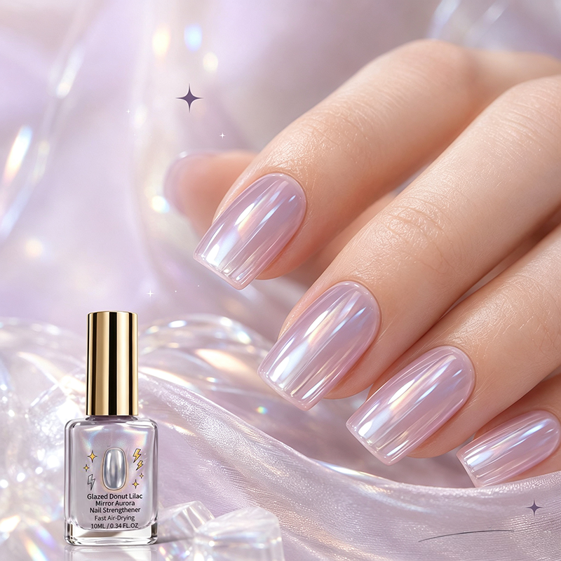 LilacLustre – Glossy Nail Strengthening & Protection Treatment