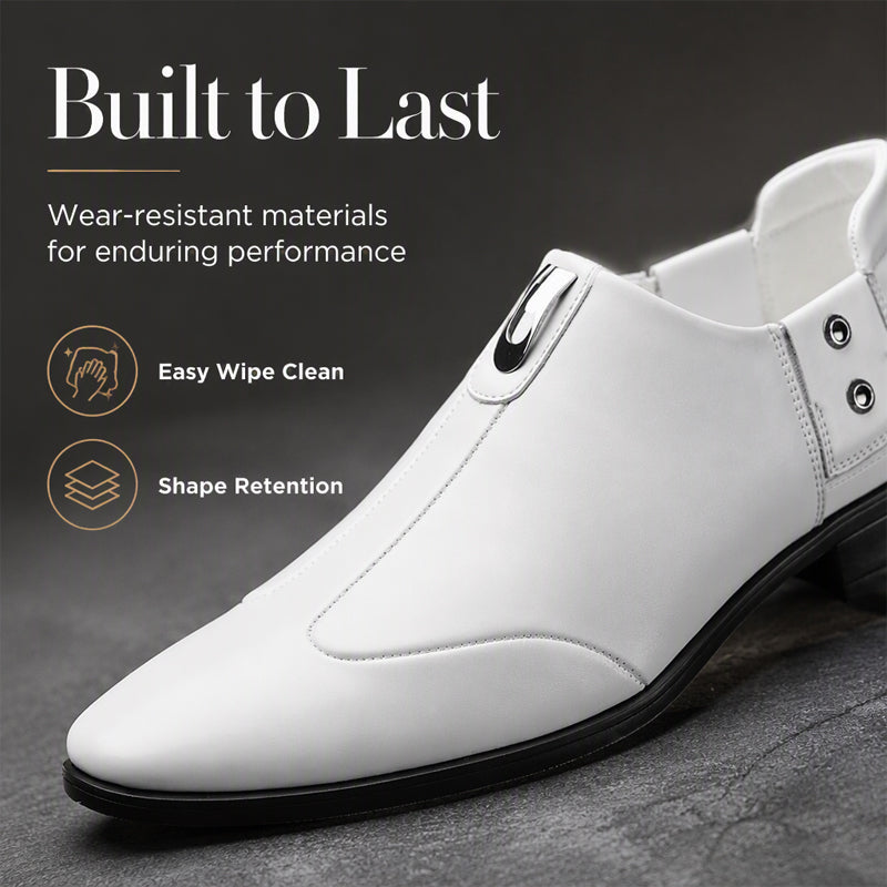 StrideLux – Pointed Toe Slip-On Loafers