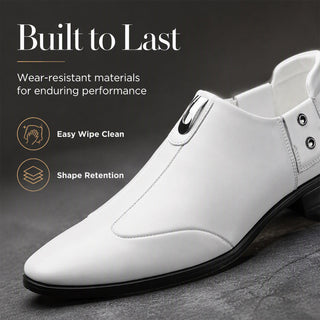 StrideLux – Pointed Toe Slip-On Loafers