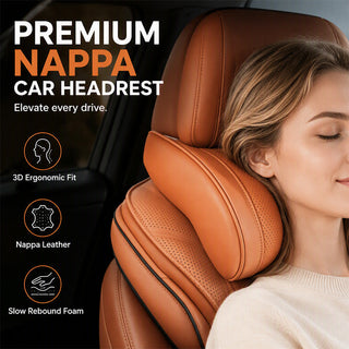 ComfortNest – Ergonomic Memory Foam Car Neck Pillow
