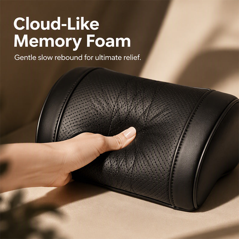 ComfortNest – Ergonomic Memory Foam Car Neck Pillow