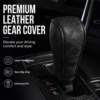 DriveComfort – Premium Perforated Gear Shift Cover