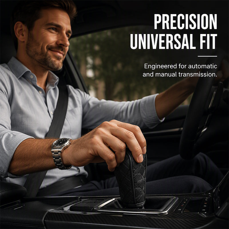 DriveComfort – Premium Perforated Gear Shift Cover