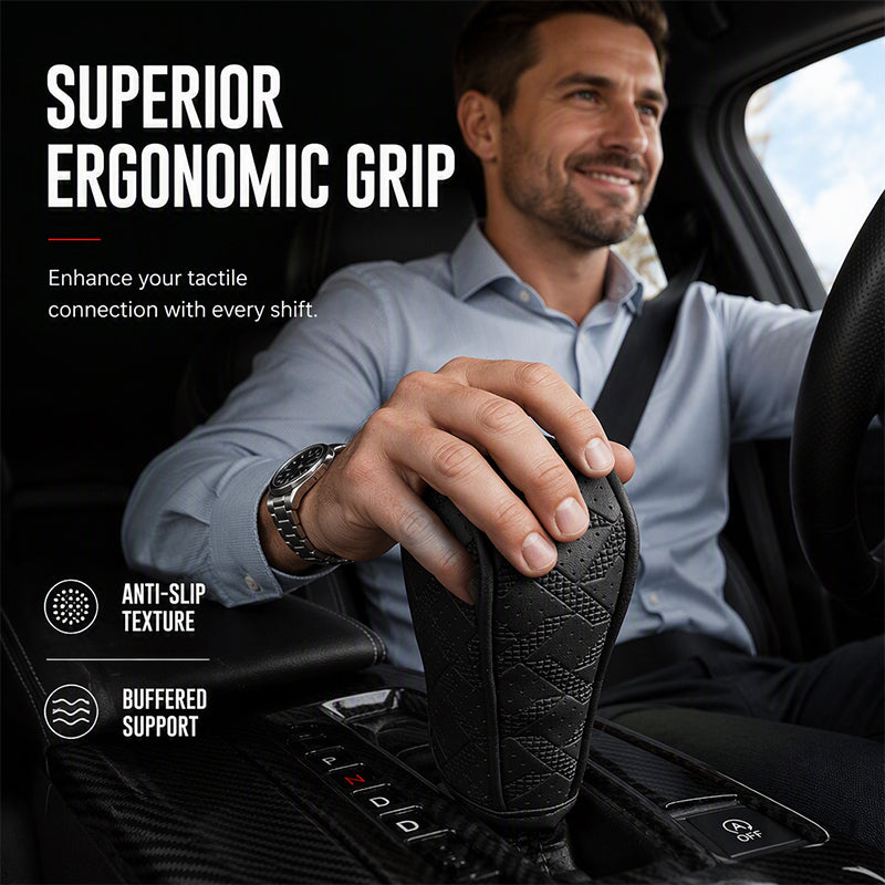 DriveComfort – Premium Perforated Gear Shift Cover