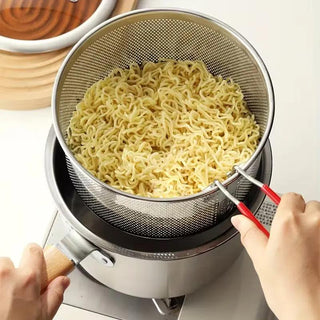 CrispPro – 304 Stainless Steel Oil-Saving Fryer Pot